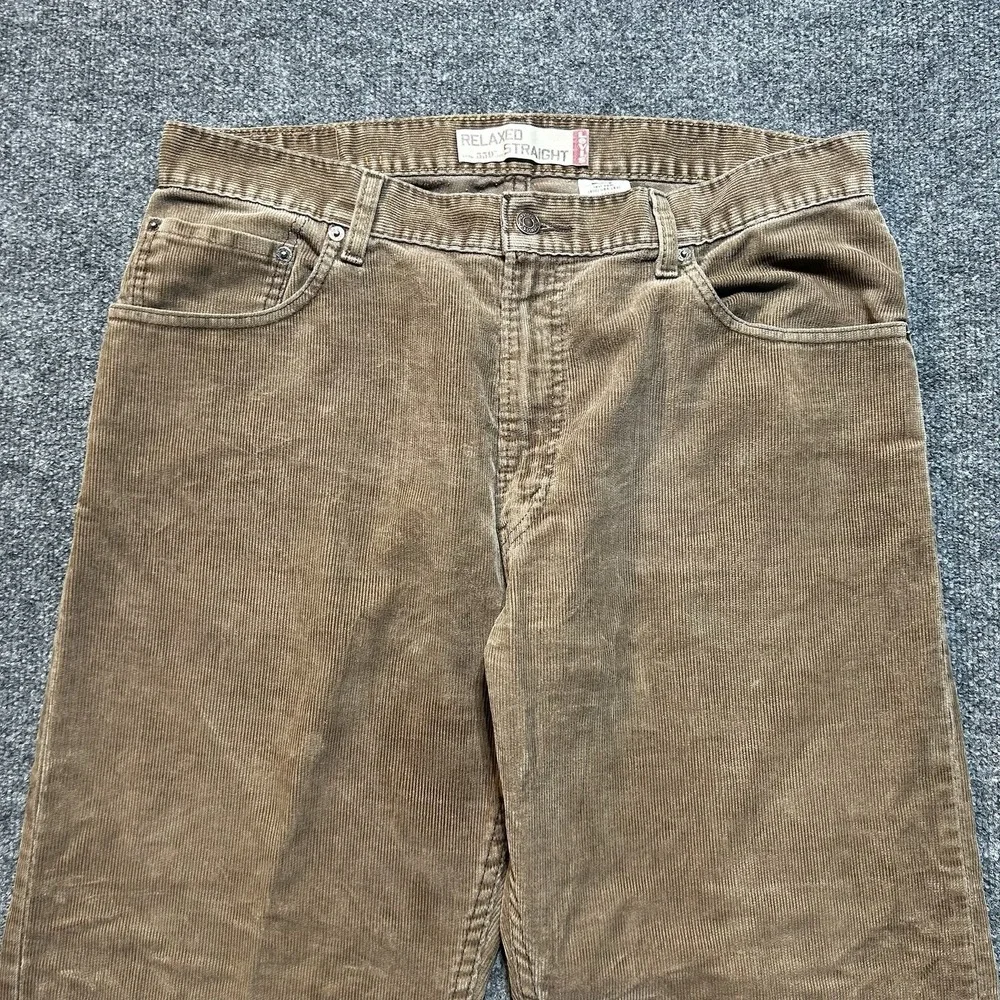 VTG Y2K Levi's 559 Corduroy Pants Mens 36x32 Brown Relaxed Straight Leg Jeans